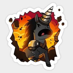 Unstable Unicorns Extremely Destructive Unicorn Sticker